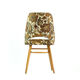 Vintage dining chair in bold flower pattern, 1960s