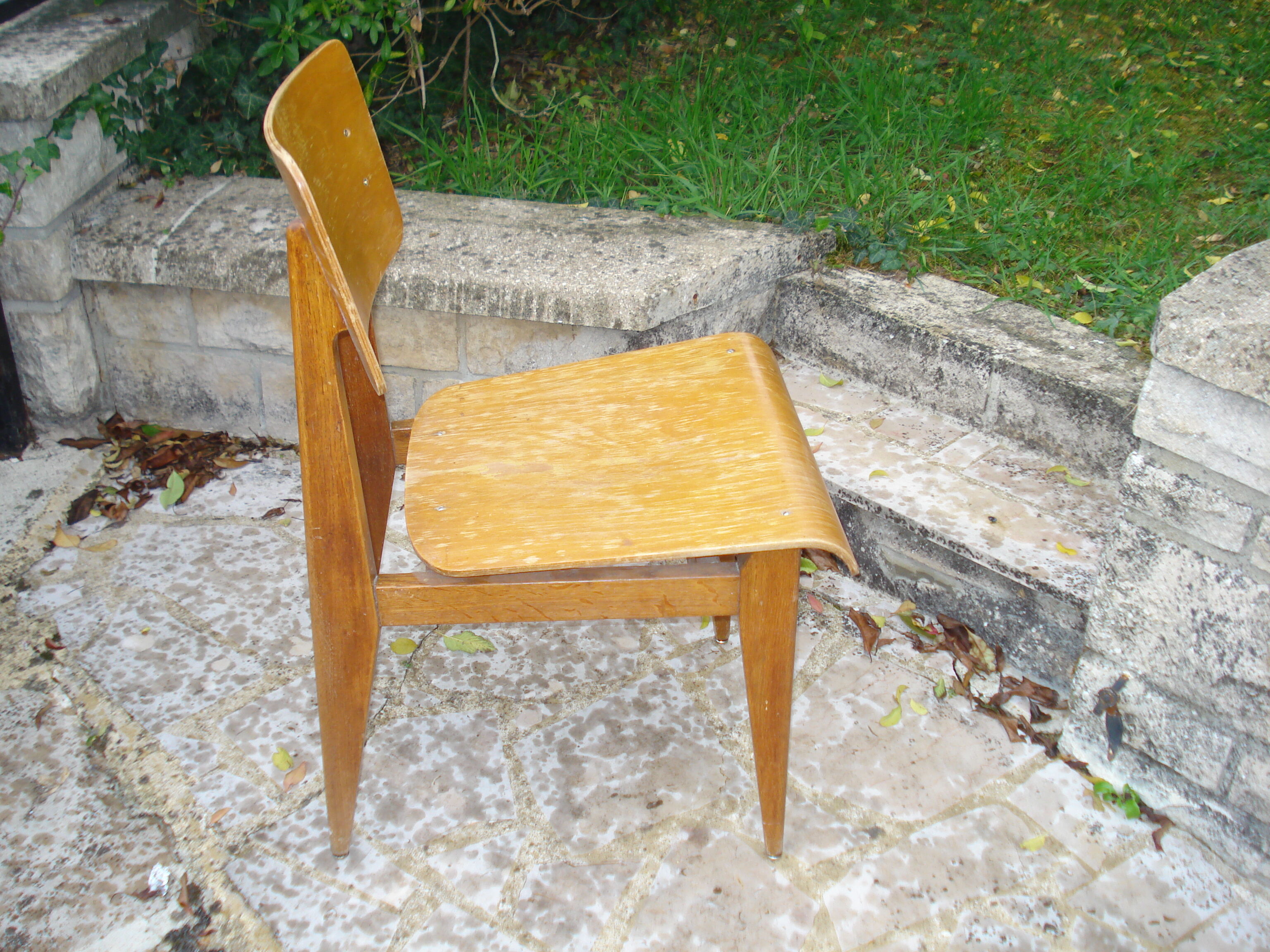 Chaise Marcel Gascoin type CD circa 1947, Arhec  1950