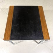 Hans Eichenberger leather coffee-side table Girsberger, Switzerland