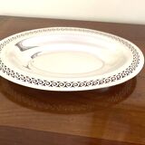 Plat creux argenté