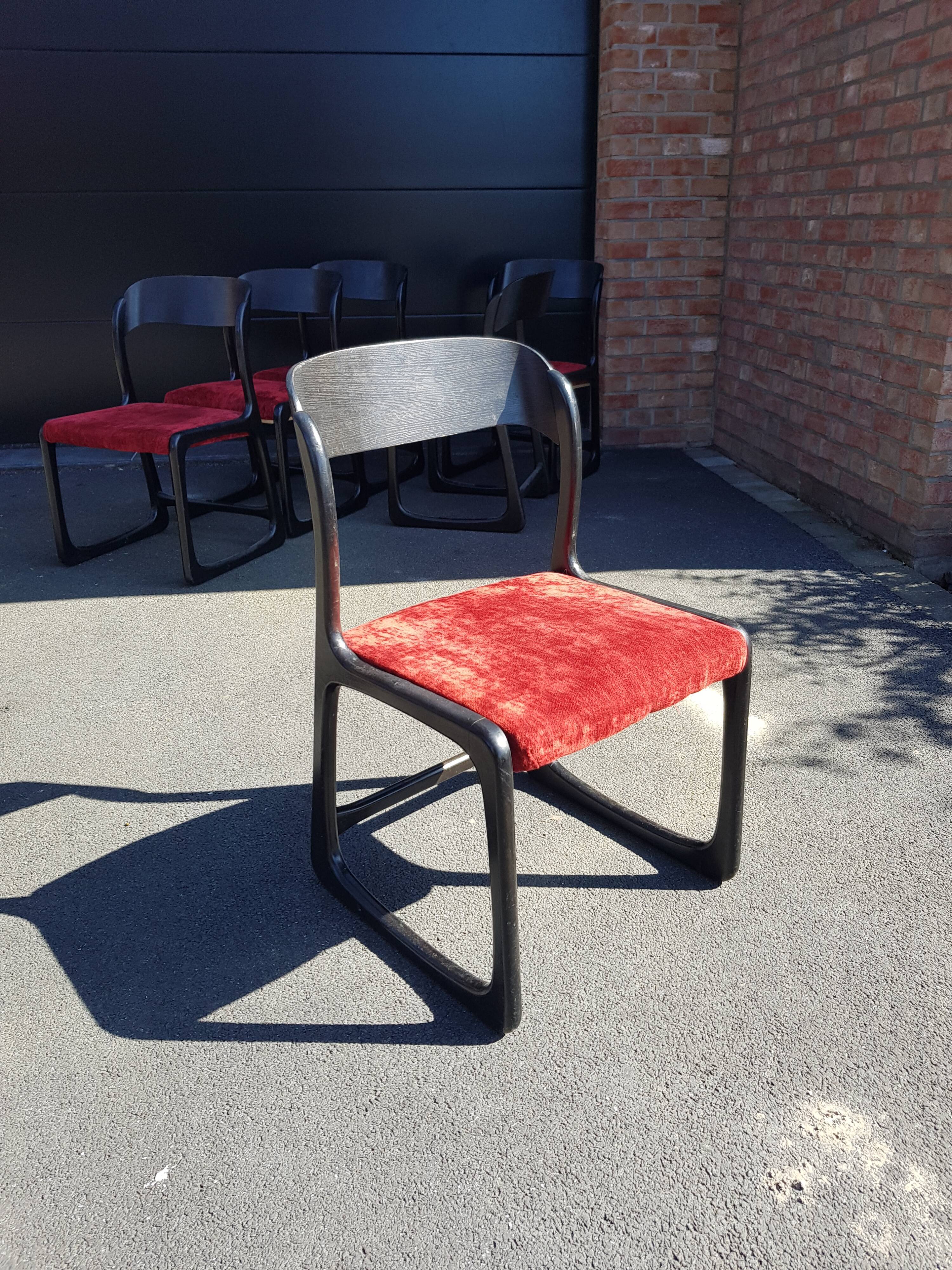 Baumann sled chairs