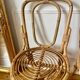Pair of vintage rattan chairs