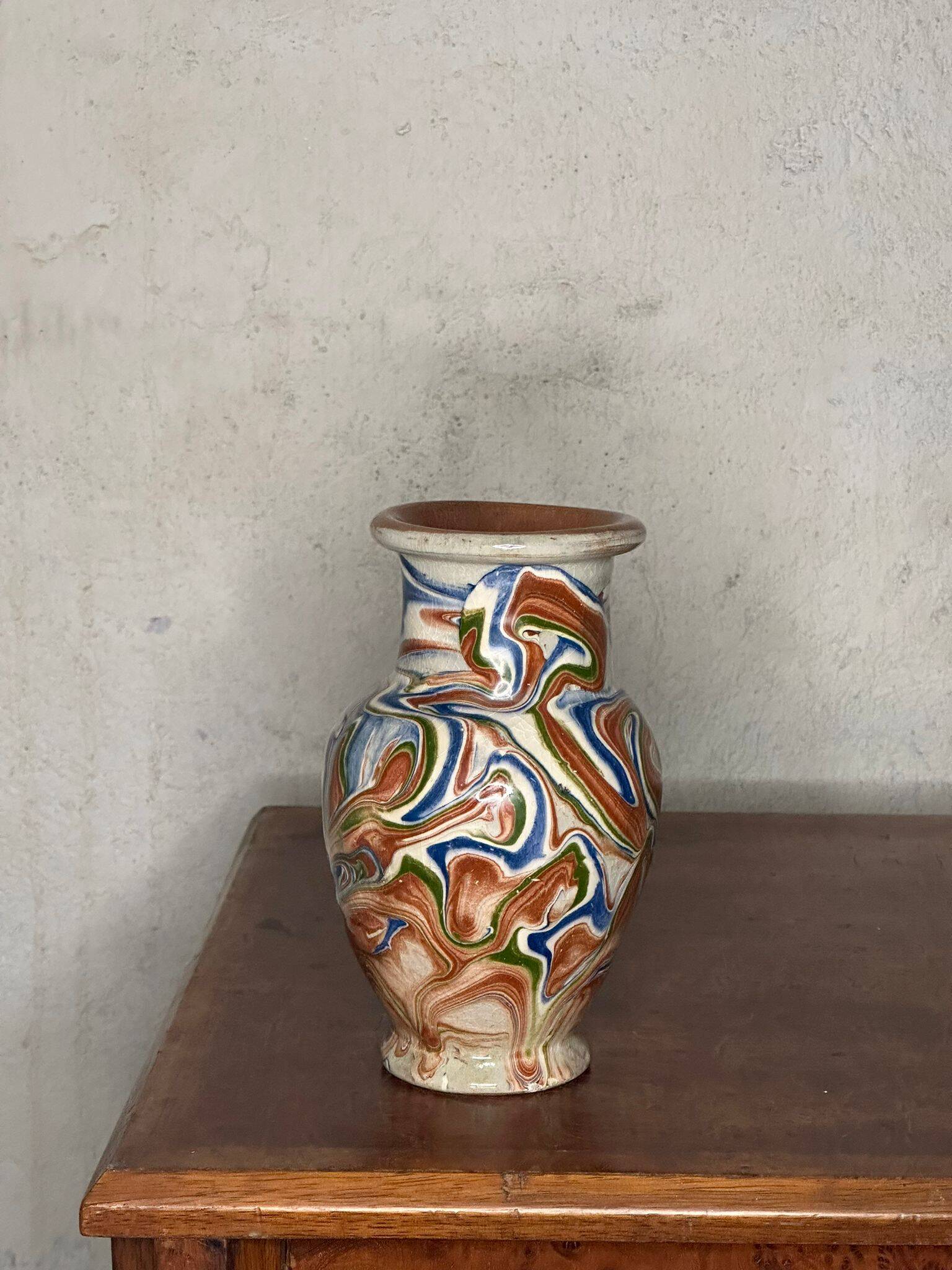 Glazed vase