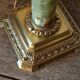 Lamp foot marble and bronze old 19th century
