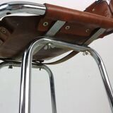 Tabouret de bar en cuir pour "Les Arc", 1960