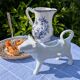 Pichet en forme de vache vintage — objet décoratif/soliflore