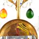 Wall lamp Murano n2 glass grapevines.