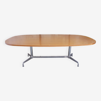 Large conference table by Giancarlo Piretti Castelli edition 60-1970