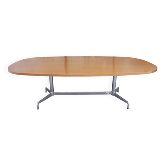 Large conference table by Giancarlo Piretti Castelli edition 60-1970