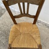 Chaise paillée enfant