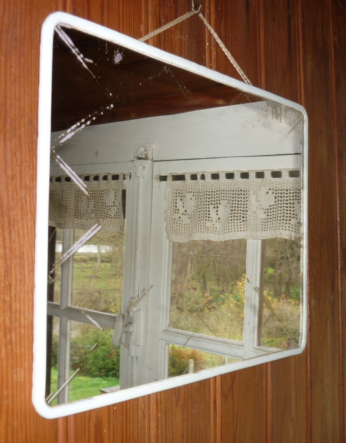 Barber mirror from the 50s and 60s