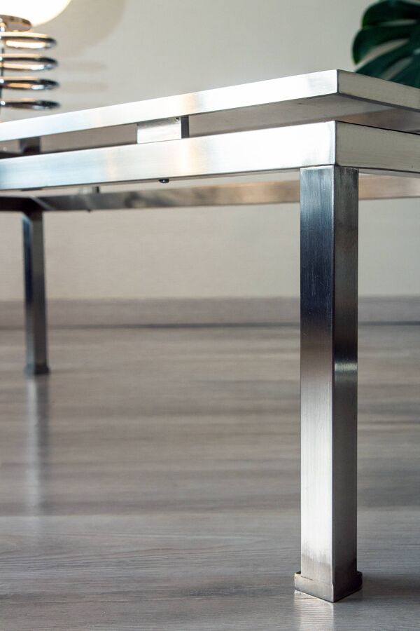 Table basse 1970 par guy lefevre pour la maison jansen