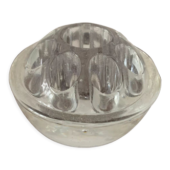 Antique glass flower pick