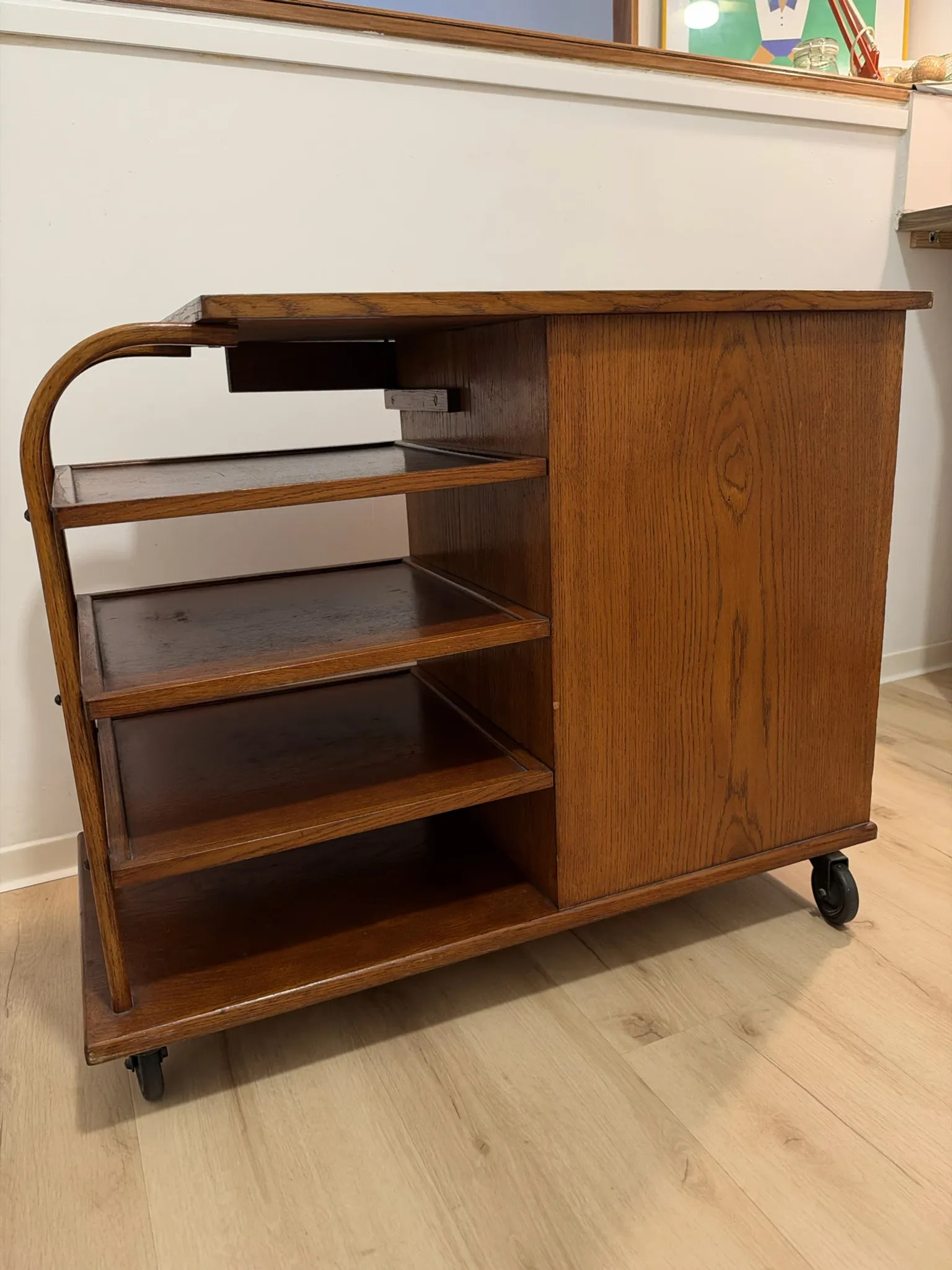 Art Deco dessert trolley/service cart