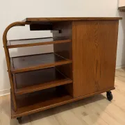 Art Deco dessert trolley/service cart