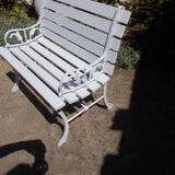 Wrought iron bench
