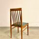 4x Danish Teak Dining Chairs by H.W. Klein for Bramin 1960s