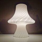 Mushroom lamp Murano white, Gambaro e Poggi for Vetri, 1970