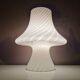 Lampe champignon Murano blanc, Gambaro e Poggi pour Vetri, 1970