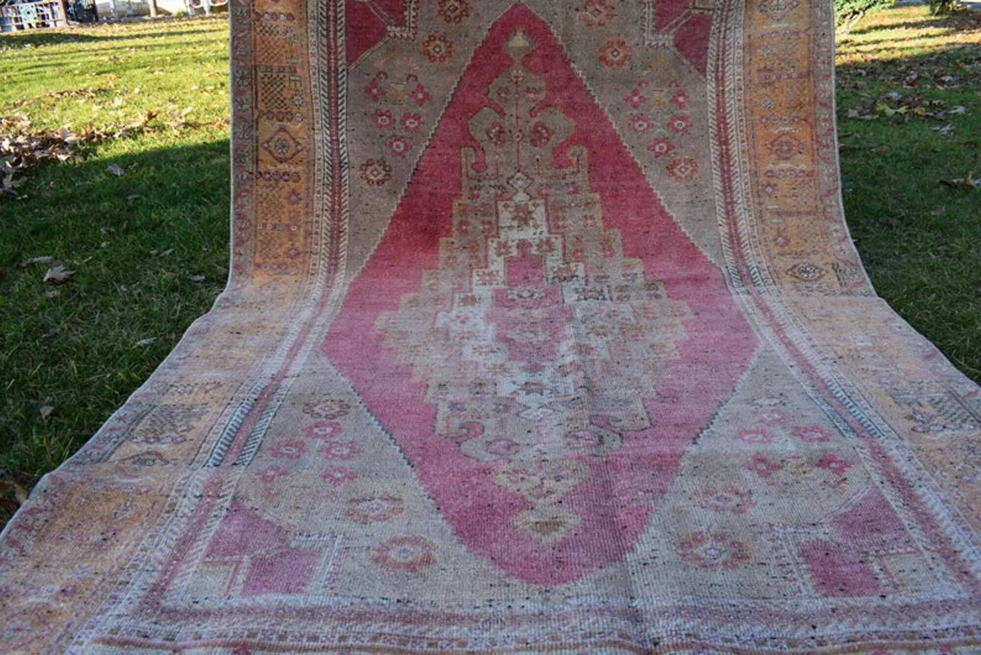 Tapis turc vintage fait main