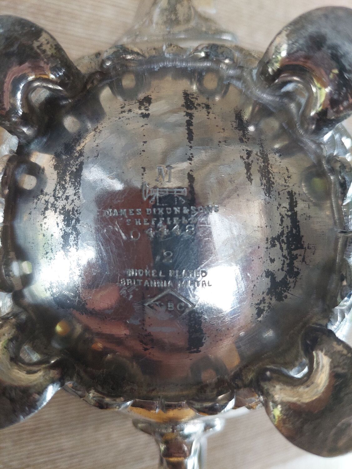 Vintage metal teapot