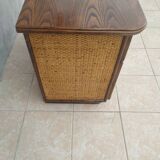 Maugrion vintage rattan dresser