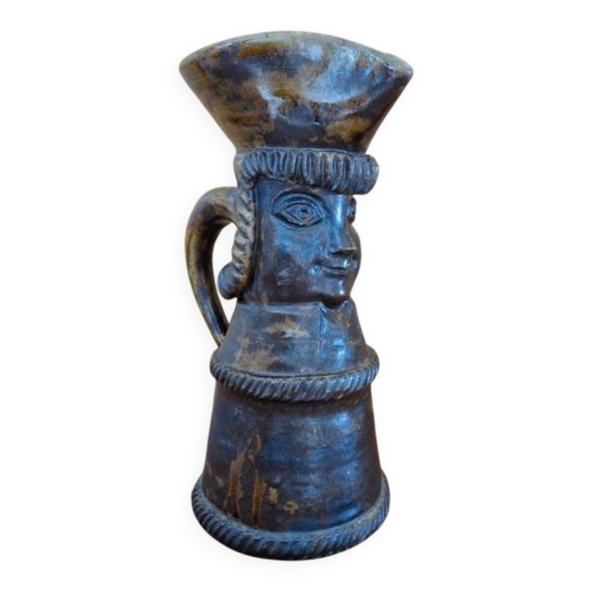 André Rozay (1913-1991) at La Borne - Anthropomorphic pitcher - In stoneware