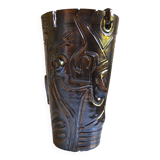 Vase sculpture from the artist residencies at the Ravel pottery workshop.