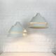 Pair of Zone Pendant Lights in gray, Jo Hammerborg for Fog & Mørup, 1960s