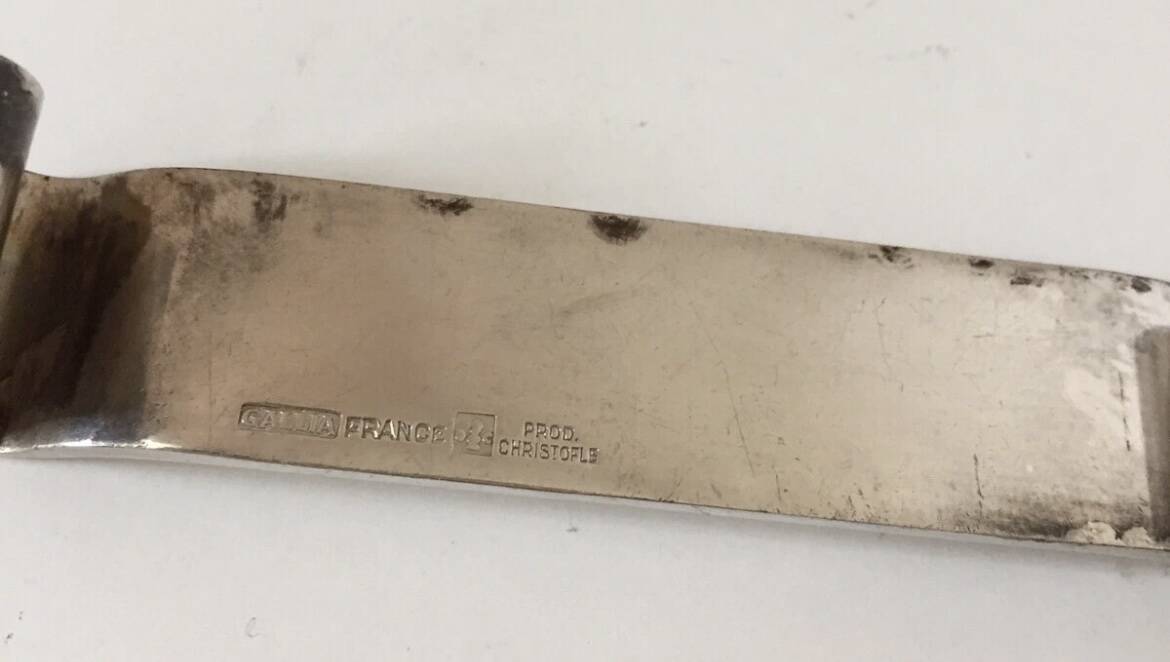 16 Gallia Christofle silver-plated knife holders