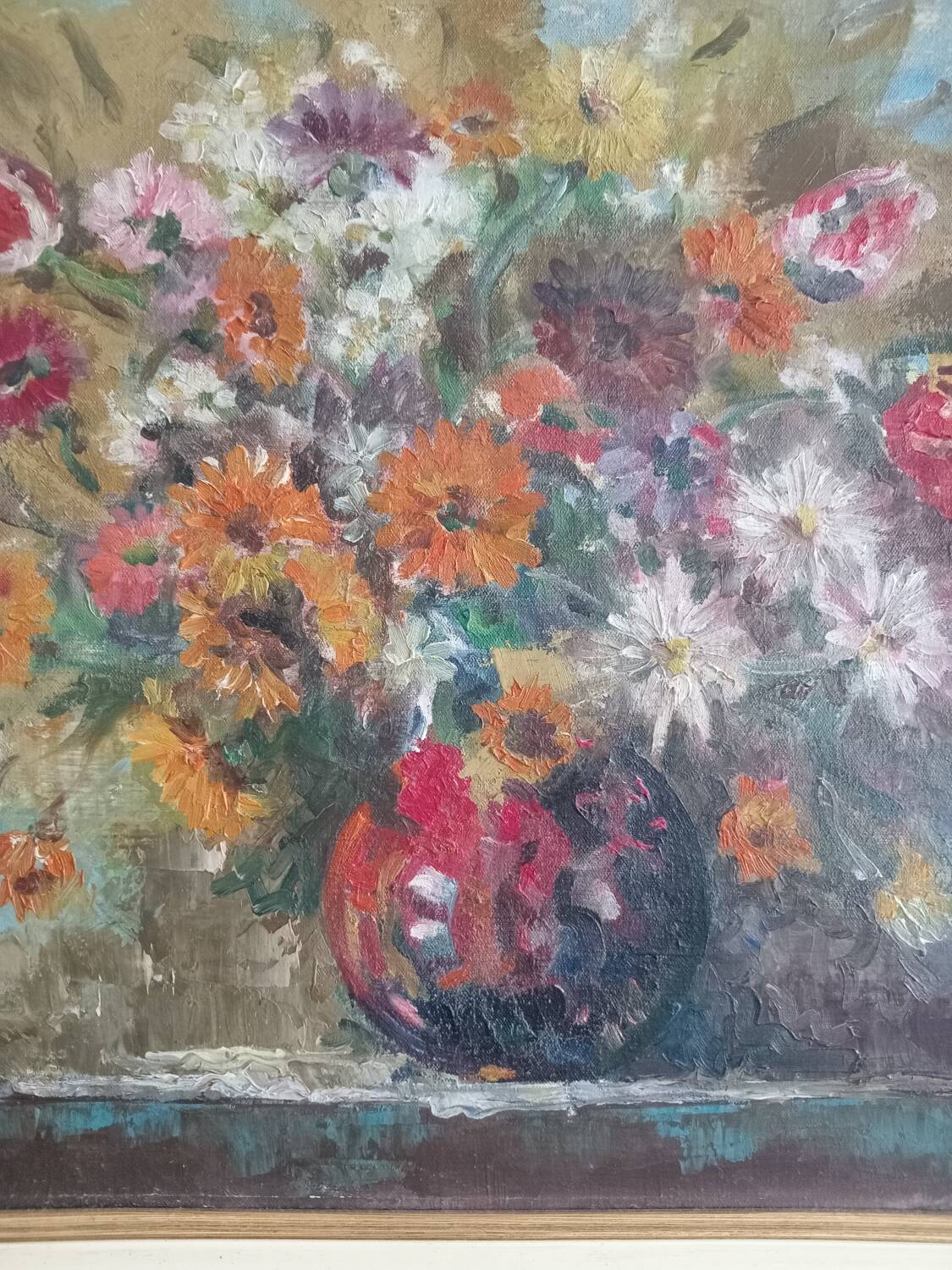 Oil painting, bouquet