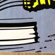 Original pop-art poster, reissue by Roy Lichtenstein "little big painting 1965"