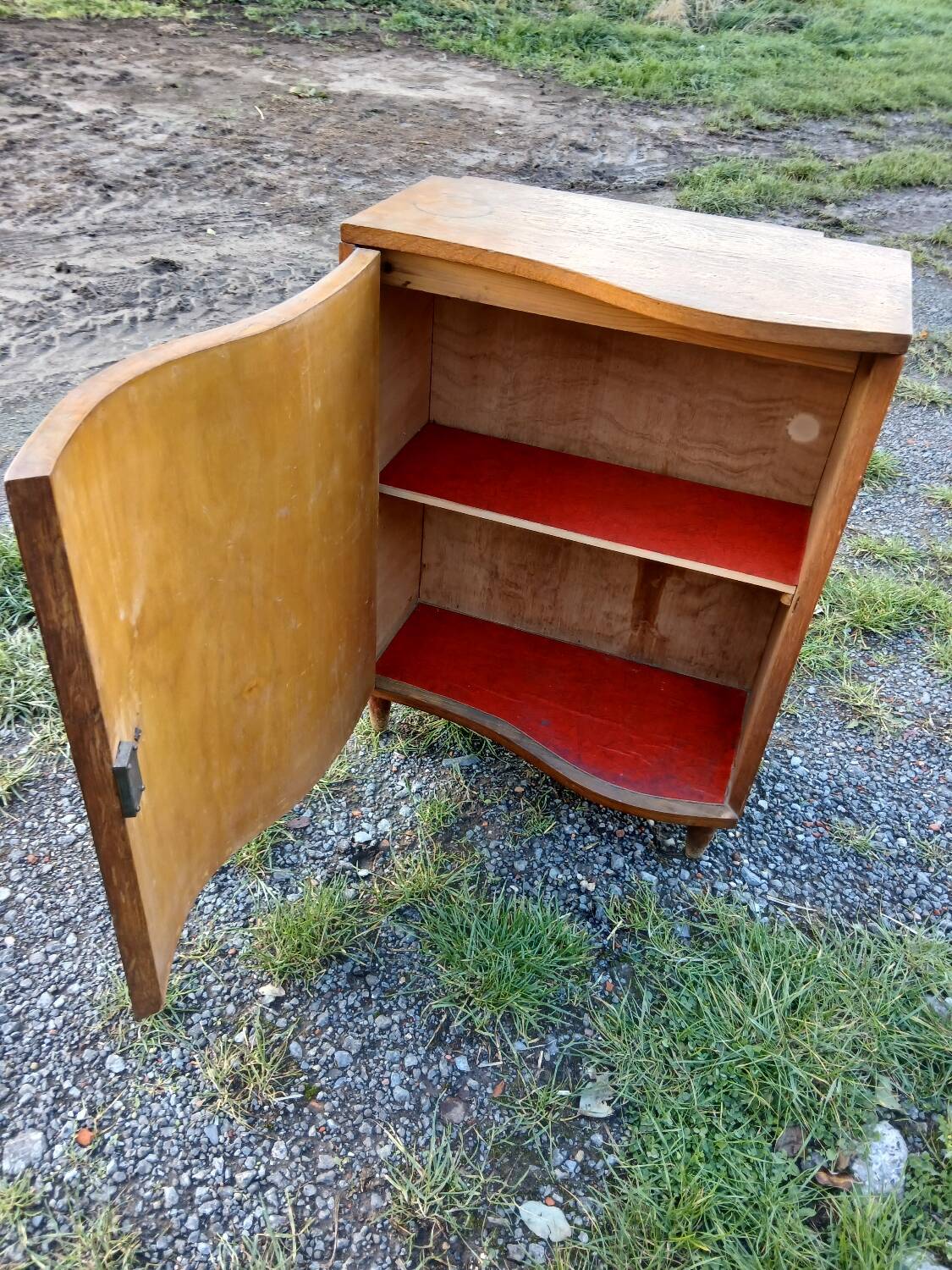 Antique bedside table