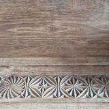 Old carved wood wall shelf