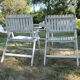 R. Gleizes table armchairs & vintage garden chair set