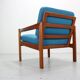 illum wikkelsø teak lounge armchair for niels eilersen, 1960 denmark