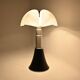 Black Pipistrello lamp by Gae Aulenti for Martinelli Luce, 1960s