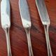 Christofle - Set of 3 fish knives, Spatours model, in silver-plated metal