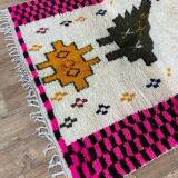 Handmade Moroccan Berber rug 257 X 150 CM