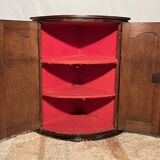 18th century corner, with curved walnut door