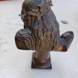 Bronze "Christ" by J.Clessinger Rome 1858 Barbedienne