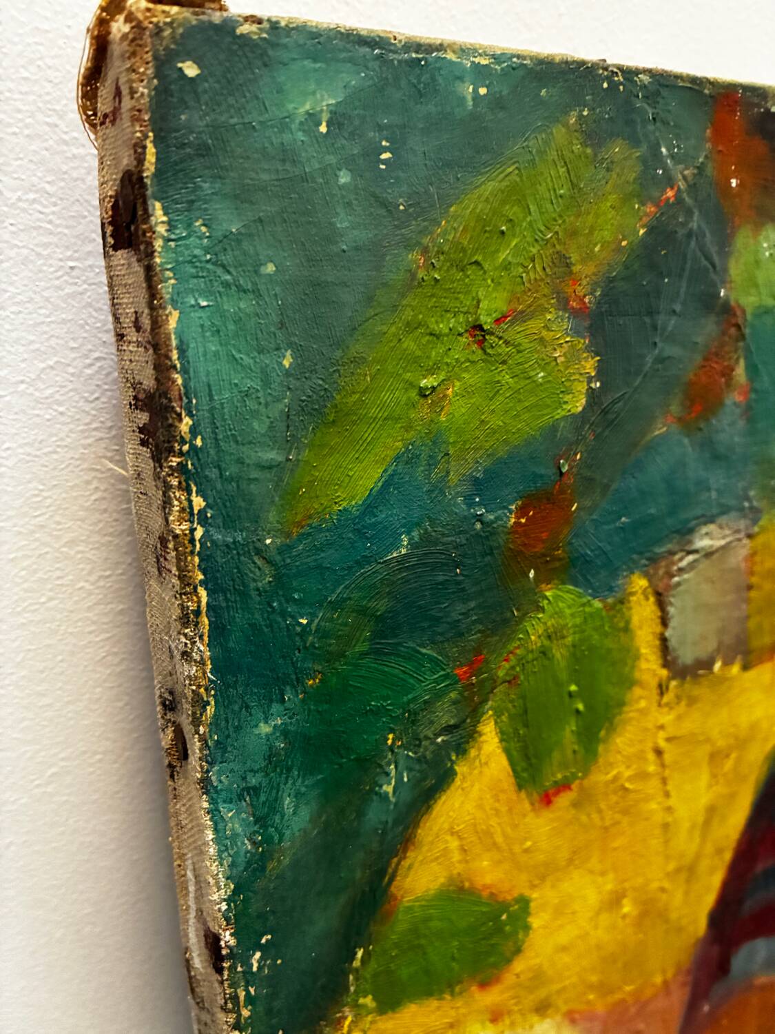 Painting of a child playing in summer, 20th century