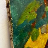 Painting of a child playing in summer, 20th century