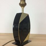 Brass and black lamp foot