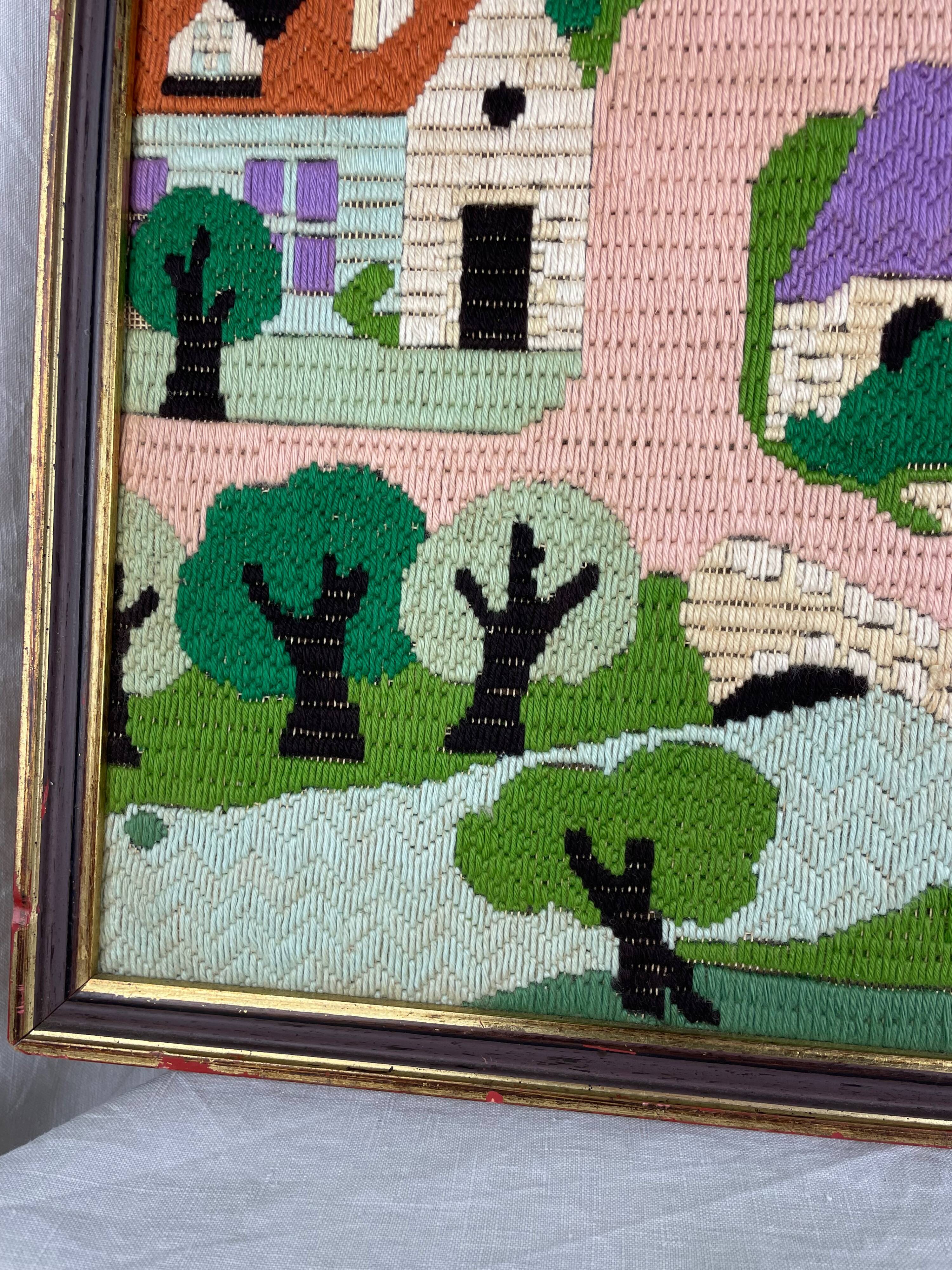 Cotton tapestry canvas from the 1970s