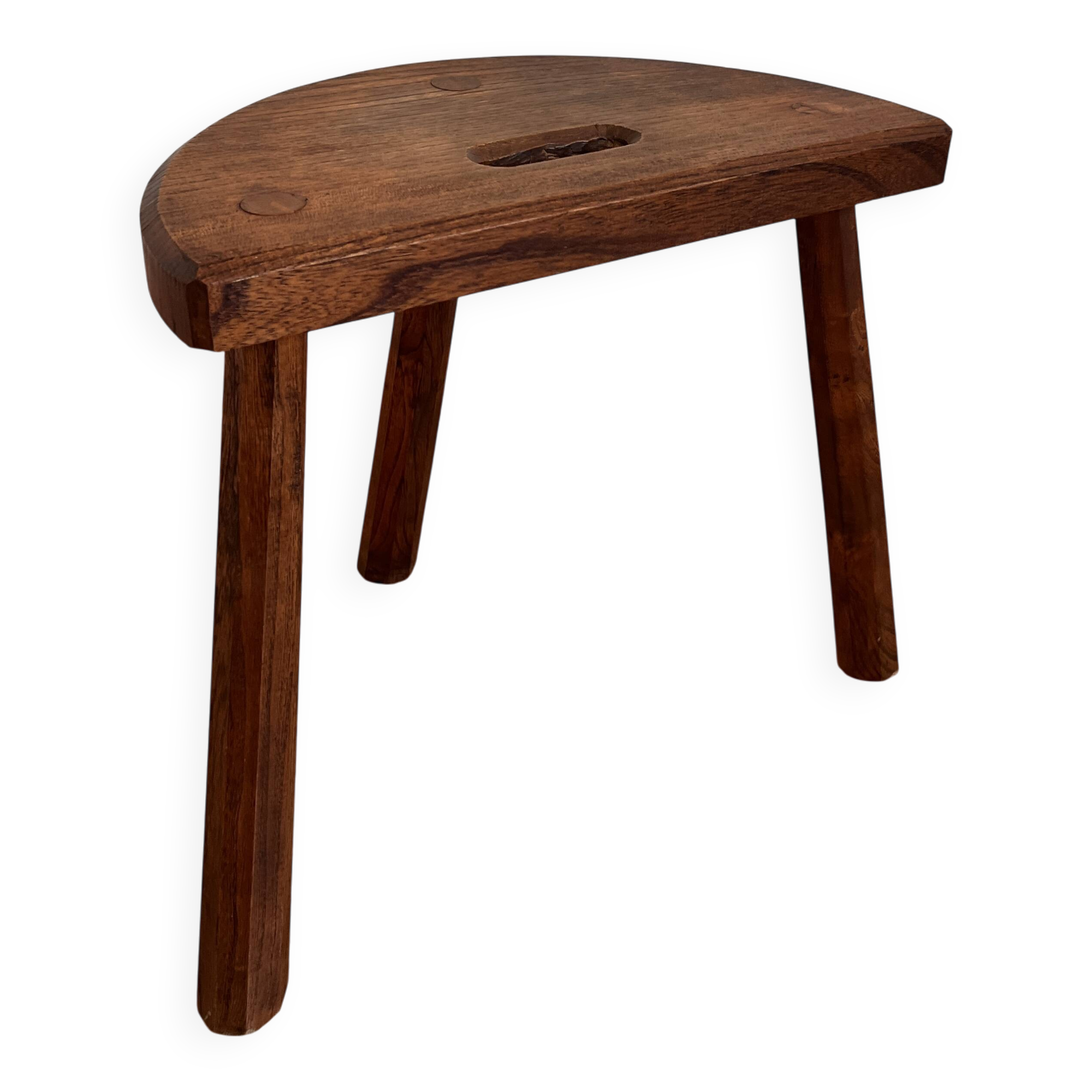 Wooden tripod stool