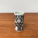 Danish Flora vase from the mid-century by Bjørn Wiinblad for Nymölle Denmark, 1960s.