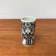 Danish Flora vase from the mid-century by Bjørn Wiinblad for Nymölle Denmark, 1960s.