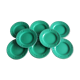 8 green dessert plates, southern wind