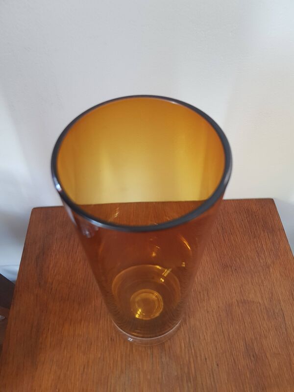 Vase en verre Aseda ''skol'' par Bo Borgstrom
